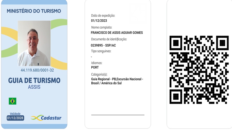 cracha virtual do guia francisco de assis