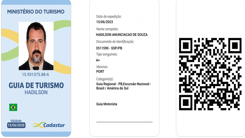 cracha virtual do Guia Hadilson
