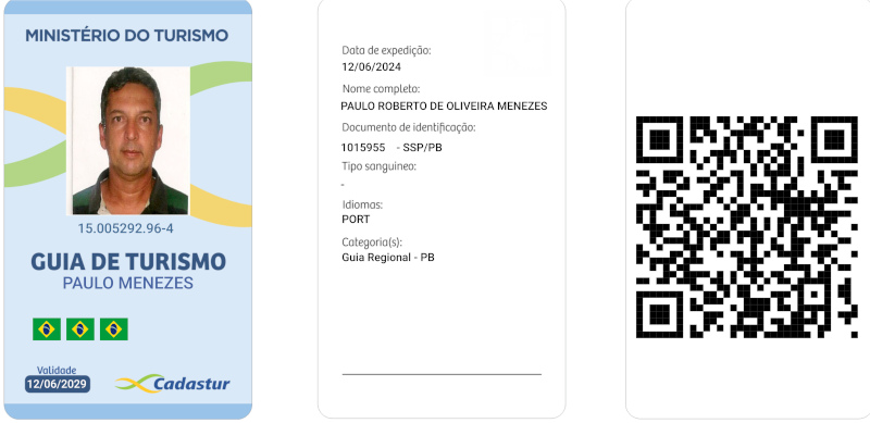 cracha do Guia Paulo Menezes