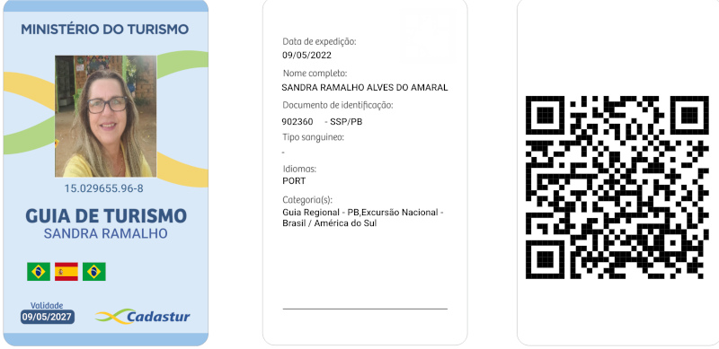 cracha da Guia Sandra Ramalho
