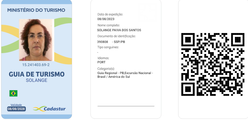 cracha da guia Solange